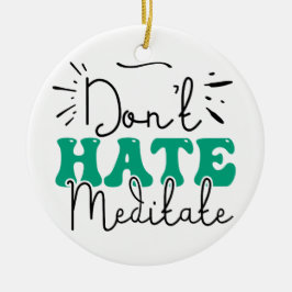 Meddelandedesign som inte Hate Julgransprydnad Keramik