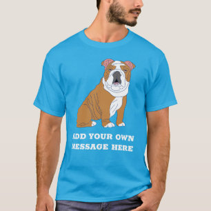 Meddelandegrafik för Anpassningsbar på engelska  T Shirt