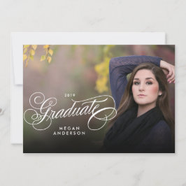 Meddelandeinbjudan för fotot studenten meddelande