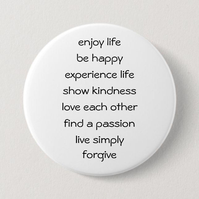 Meddelandeknapp väg i Life Andlig Knapp (Framsida)