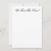 Meddelandekort för anpassade Bröllop