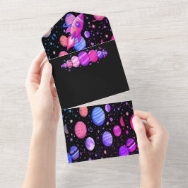 Meddelandekort för Cosmic Thought Rymden