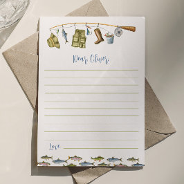 Meddelandekort för fiskedagsdagsknappar tack kort