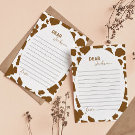 Meddelandekort för höglandsteckentid för kapsel av tack kort