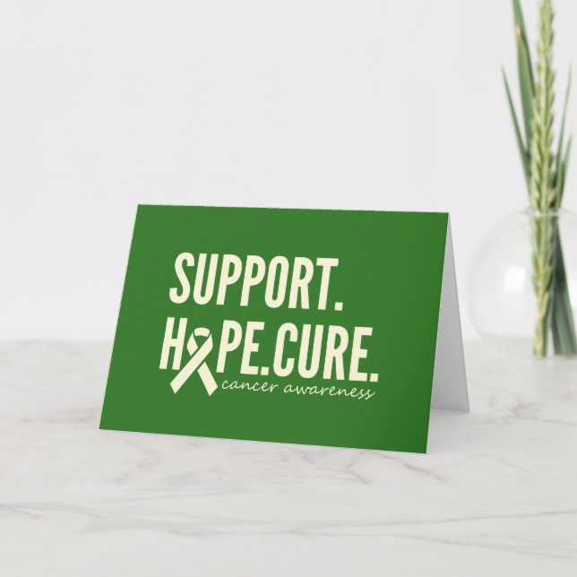 MEDDELANDEKort för inbjudan till cancermedvetenhet (Framsida)