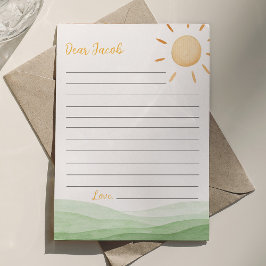 Meddelandekort för Little Sunshine Time Capsule No Tack Kort
