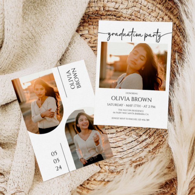 Meddelandekort för studenten, Studentfest Inbjudningar (Skapare uppladdad)