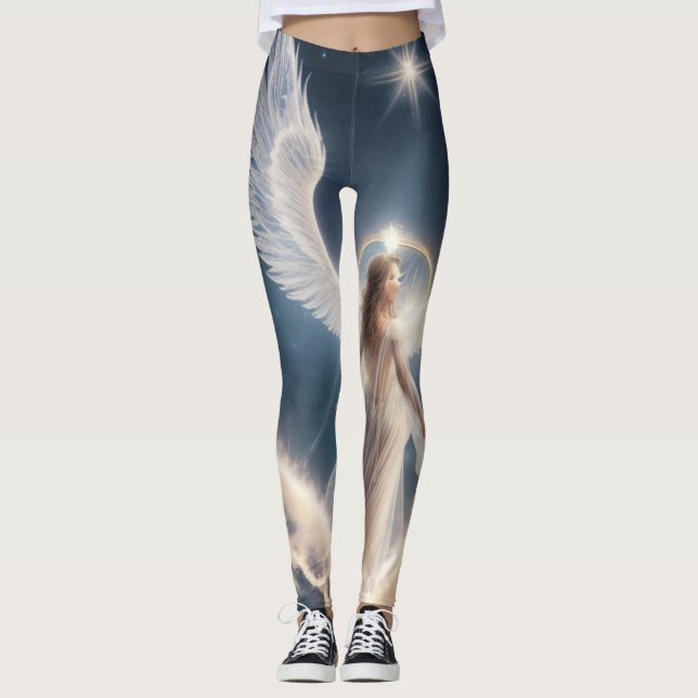 Meddelanden från Angelic Realm Leggings (Framsida)