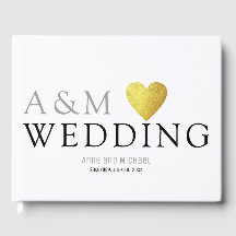 Meddelanden från bröllop och namnteckning vitt