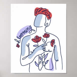 Meddelanden om förflyttningar av kroppspositivitet poster