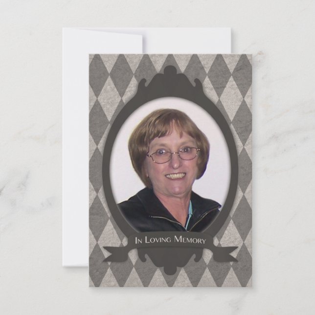 meddelanden om minnestjänster inbjudningar (Framsida)