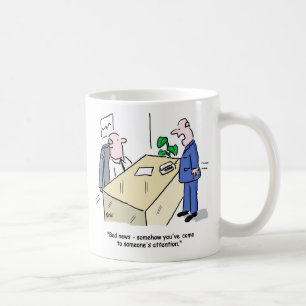 Meddelanden om Office Worker-hämtning har gjorts. Kaffemugg