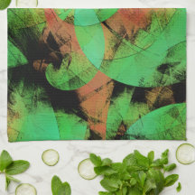 Meddelandeöverlappande texturerad lax grönt spiral