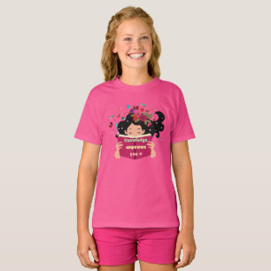 Meddelandetröja/sötskjorta för cute Positive Empow T Shirt