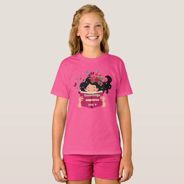Meddelandetröja/sötskjorta för cute Positive Empow T Shirt (Hel framsida)