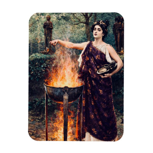 Medea brygger sin trolldryck –  magnet (Vertikal)