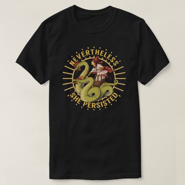 Medea - icke desto mindre fortsatte hon klassiskt  t shirt (Design framsida)
