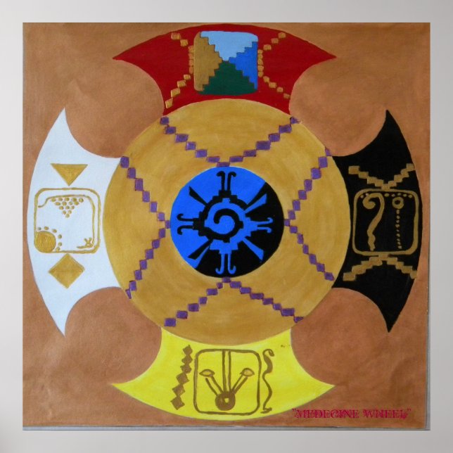 "MEDECINE WHEEL" POSTER (Framsidan)