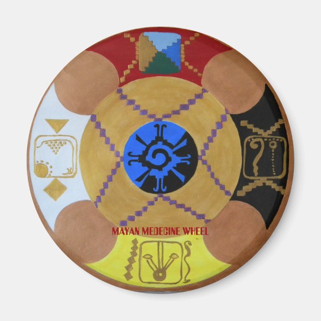 MEDECINHJUL, MAYAN MEDECINE HEEL MAGNET (Framsidan)