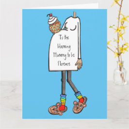 Medel- eller spädbarnshuggare för gravida Dam Kort