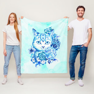 MEDEL för filt för ull för lyxig kattkonst Buttery