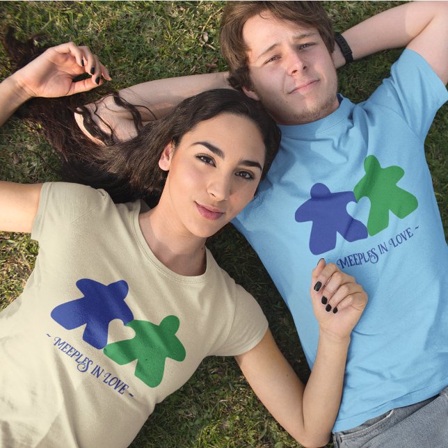 Medel i Kärlek, Blå och Grönt Manar Shirt T Shirt (Skapare uppladdad)