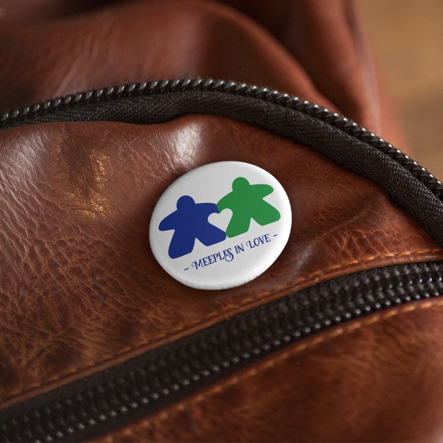 Medel i Kärlek, blått och Grönt-knapp Knapp (Skapare uppladdad)