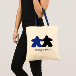 Medel i Kärlek, Blue & Black Basic Tote Tygkasse