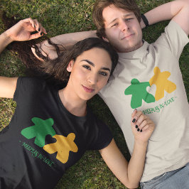 Medel i Kärlek, Grönt och Gult Manar Shirt T Shirt