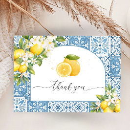 Medel Lemon Baby Shower Flat Tack Tilläggskort