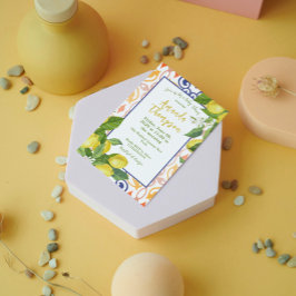 Medel Lemon Main Squeeze Baby Shower Inbjudningar