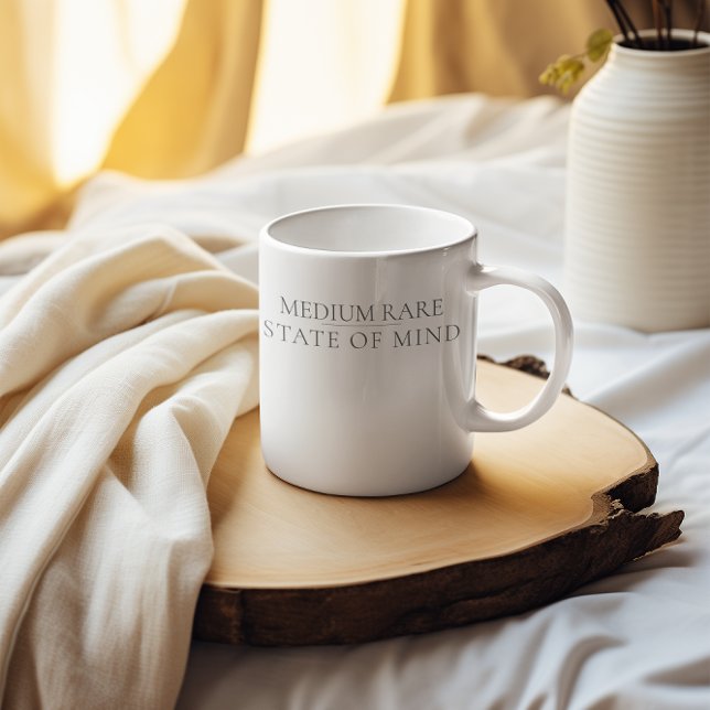 Medel Sällsynt Sinnesstämning Stek Älskare Köttäta Kaffemugg (Skapare uppladdad)