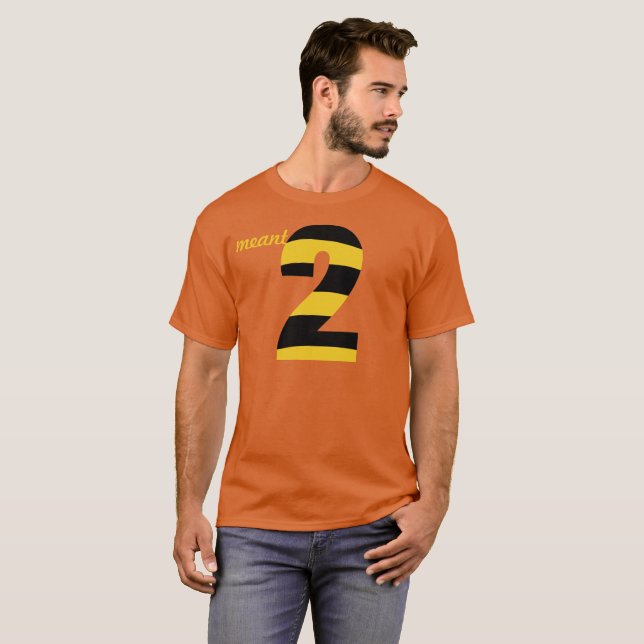 Medel till bi/Medel 2 🐝 Life Älskare T-Shirt (Hel framsida)