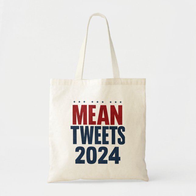 Medel Tweets 2024 Roligt Val Trump  Tygkasse (Framsidan)