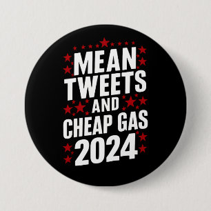 Medel Twitter och billig bensin Donald Trump 2024 Knapp