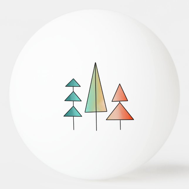 medelårhundradets moderna regnbåge träd  teori enk pingisboll (Framsidan)