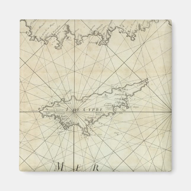 Medelhavet 4 magnet (Framsidan)