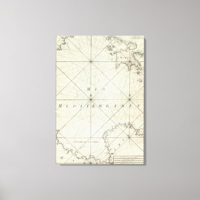 Medelhavet 5 canvastryck (Framsida)