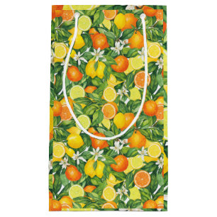 Medelhavet Akvarell Citrus Citroner & Apelsiner P