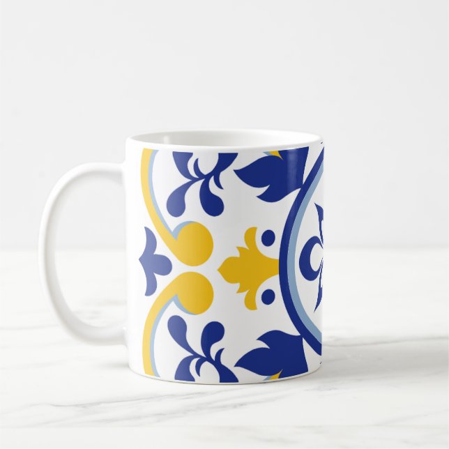Medelhavet Bloom Kaffemugg (Vänster)