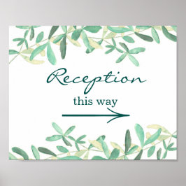 Medelhavet | Bröllopmottagningsskylt Poster