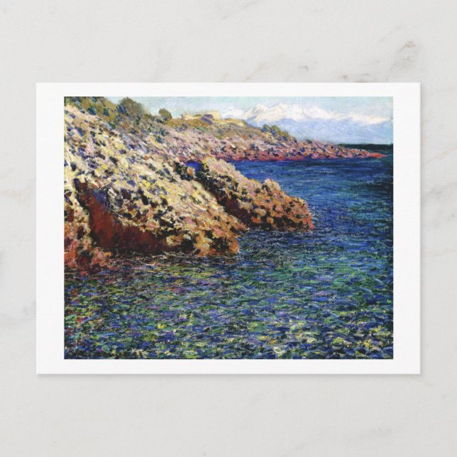 Medelhavet (Cap d'Antibes), 1888 Vykort (Framsida)