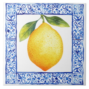 Medelhavet Citron Tuscan Rustik Kakelplatta