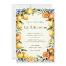 Medelhavet Citrus Citron Apelsin Amalfi Bröllop I