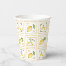 Medelhavet Citrus Citron mönster