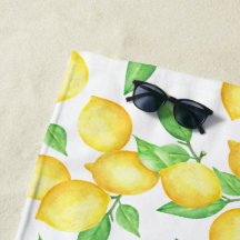 Medelhavet Citrus Citron mönster