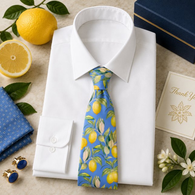 Medelhavet Citrus Citron mönster Slips (Skapare uppladdad)