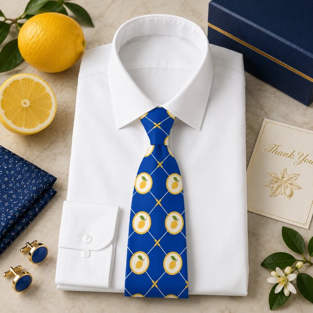 Medelhavet Citrus Citron mönster Slips (Skapare uppladdad)