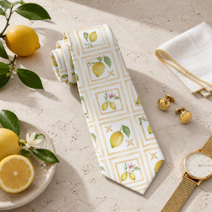 Medelhavet Citrus Citron mönster Slips