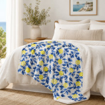 Medelhavet Citrus Citronmönster